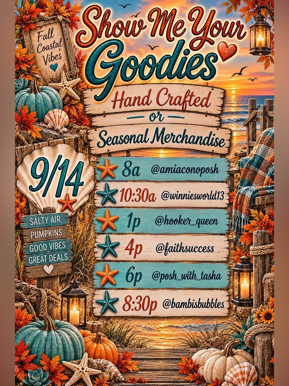 Show Me Your Goodies Train ⭐️ Hand Crafted or Seasonal Merch ⭐️